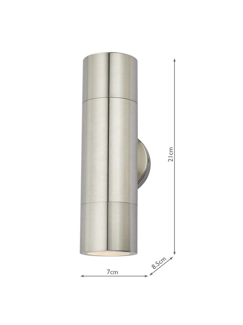 Där Ortega LED outdoor wall light, imported from the UK