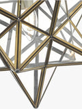 Där Ilario Star large ceiling light antique brass, UK version