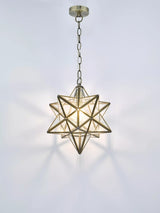 John Lewis Där Ilario Star Large Ceiling Light, Antique Brass- Buy online at McGrocer