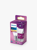 Philips 6.5W LED bulb E27 warm white, imported from the UK