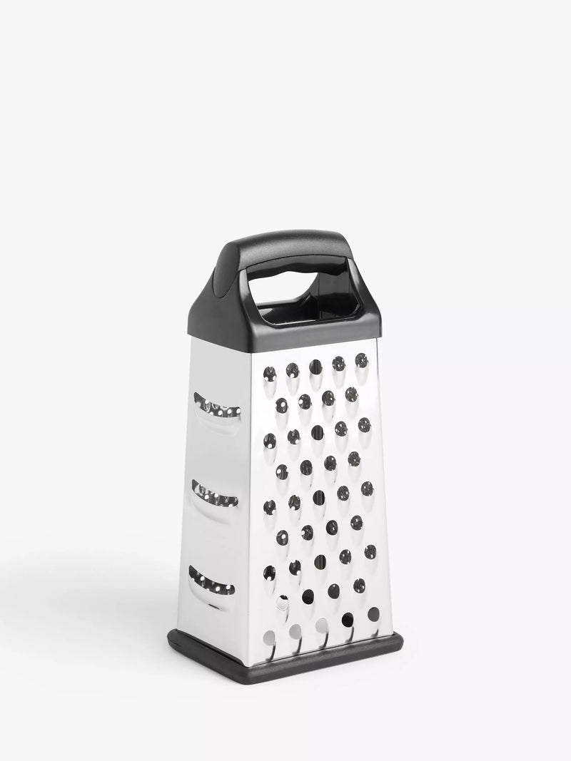 John Lewis stainless steel 4-sided box grater (British brand)