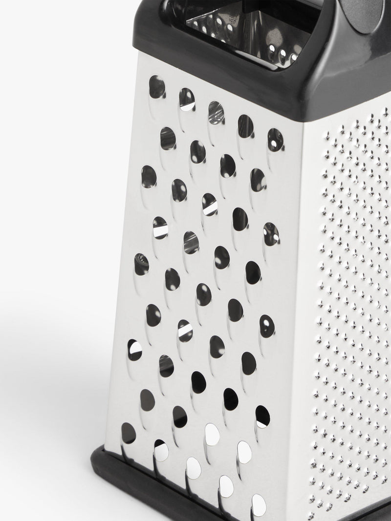 John Lewis stainless steel 4-sided box grater (British brand)
