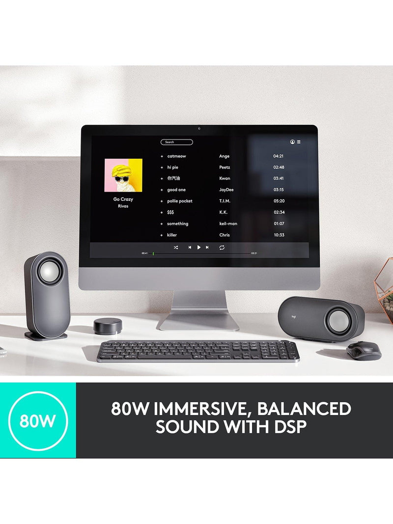 Logitech Z407 Bluetooth computer speakers 2.1 system, imported from the UK