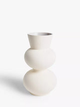 John Lewis John Lewis Totem Earthenware Vase Natural H33cm- Buy online at McGrocer