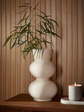 John Lewis Totem Earthenware Vase Natural H33cm (British brand)