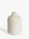 John Lewis Bilha neutral earthenware vase H24.5cm, UK version
