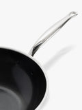 GreenPan Premiere stainless steel ceramic non-stick wok 30cm, imported from the UK