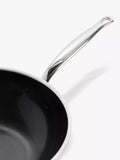 GreenPan Premiere stainless steel ceramic non-stick wok 30cm, imported from the UK