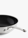 GreenPan Premiere stainless steel ceramic non-stick wok 30cm, imported from the UK