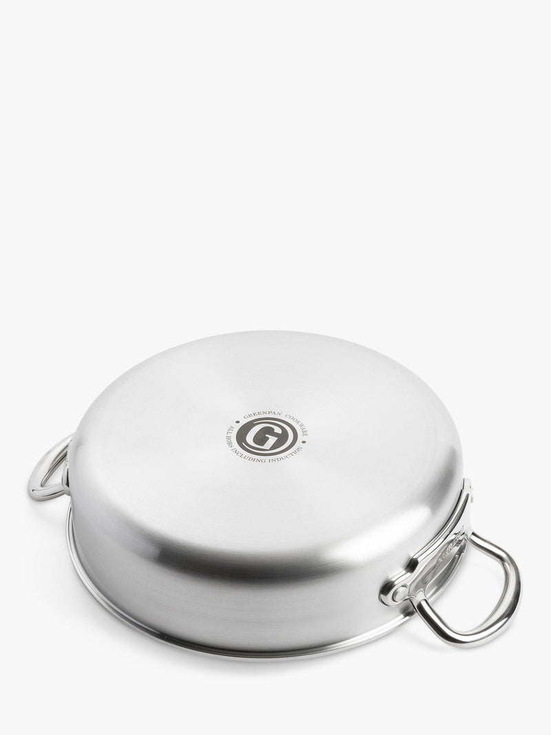 GreenPan Premiere shallow casserole 26cm, imported from the UK