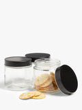 John Lewis glass storage container set of 3 870ml (British brand)