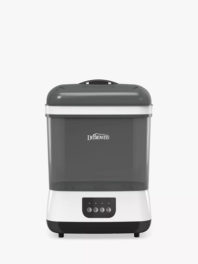 John Lewis Dr Brown's Electric Steriliser and Dryer Baby Bottle Cleaner Steam Sanitiser UK- Buy online at McGrocer