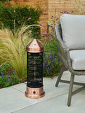 KETTLER Copper Lantern patio heater small, imported from the UK