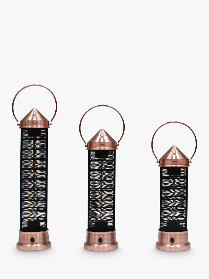 KETTLER Copper Lantern patio heater small, imported from the UK