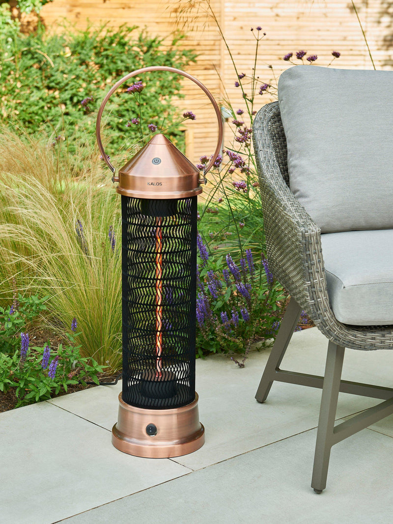 KETTLER Copper Lantern electric patio heater medium (British brand)