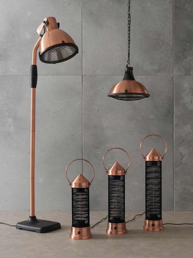 KETTLER Copper Lantern electric patio heater Large (British brand)