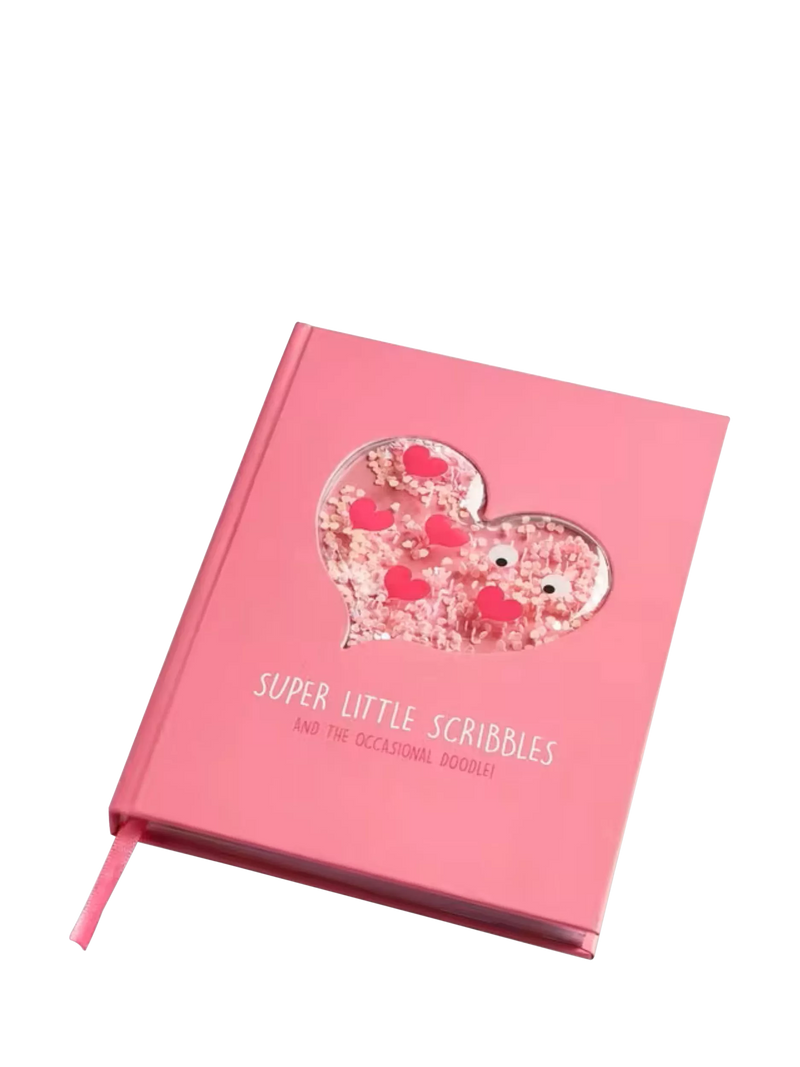 Tinc heart sequin notebook A5 (British brand)