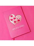 Tinc heart sequin notebook A5 (British brand)