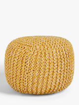 John Lewis John Lewis Chunky Knitted Pouffe- Buy online at McGrocer