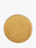 John Lewis chunky knitted pouffe 50cm cotton cover, imported from the UK
