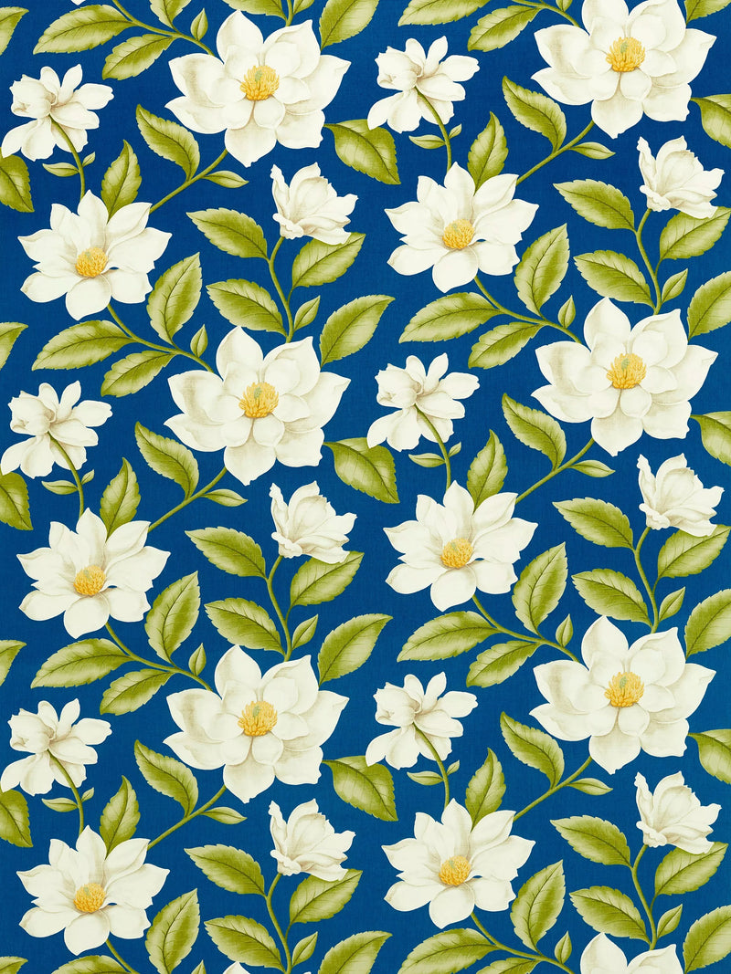 Sanderson Grandiflora furnishing fabric magnolia floral (British brand)