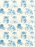 Sanderson Etches & Roses floral furnishing fabric, imported from the UK