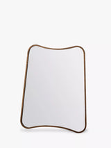 John Lewis Gallery Direct Kurva Curved Metal Corners Rectangular Wall Mirror 81 x 61cm- Buy online at McGrocer