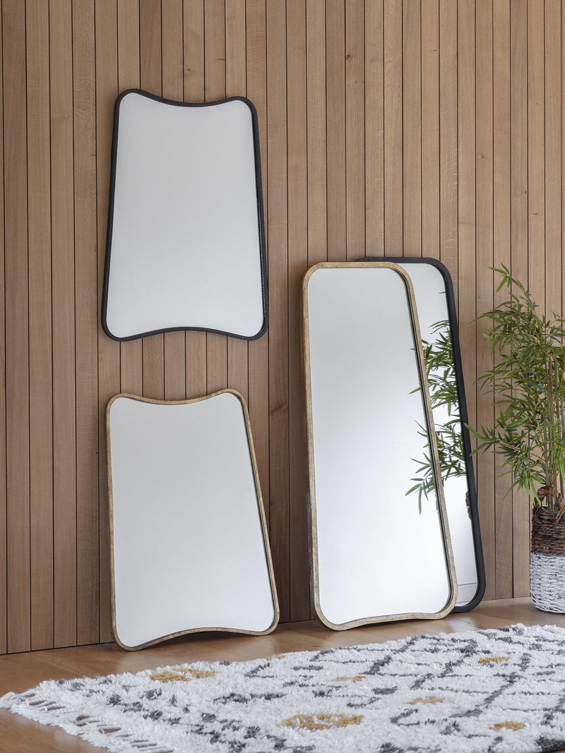Gallery Direct Kurva wall mirror 81x61cm, imported from the UK