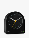 Braun BC22 classic analogue quiet quartz alarm clock, imported from the UK