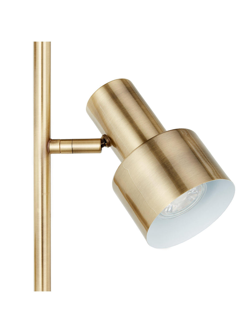 John Lewis Shelby floor lamp brass, tall UK version