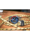 Seiko SRPD53K1 automatic watch blue dial, imported from the UK