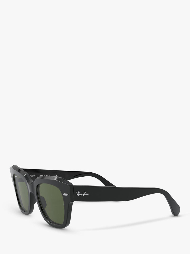 Ray-Ban RB2186 square black sunglasses 49mm (British brand)