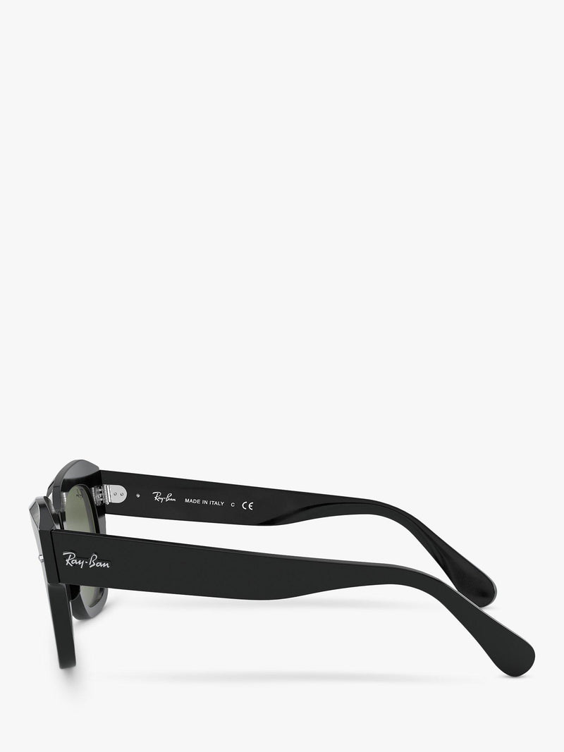 Ray-Ban RB2186 square black sunglasses 49mm (British brand)
