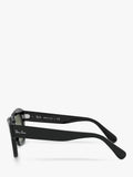 Ray-Ban RB2186 square black sunglasses 49mm (British brand)