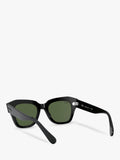 Ray-Ban RB2186 square black sunglasses 49mm (British brand)