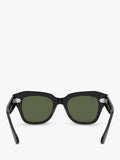 Ray-Ban RB2186 square black sunglasses 49mm (British brand)