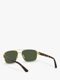 Ray-Ban RB3663 men's rectangular sunglasses glass lenses, UK version