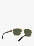 Ray-Ban RB3663 men's rectangular sunglasses glass lenses, UK version