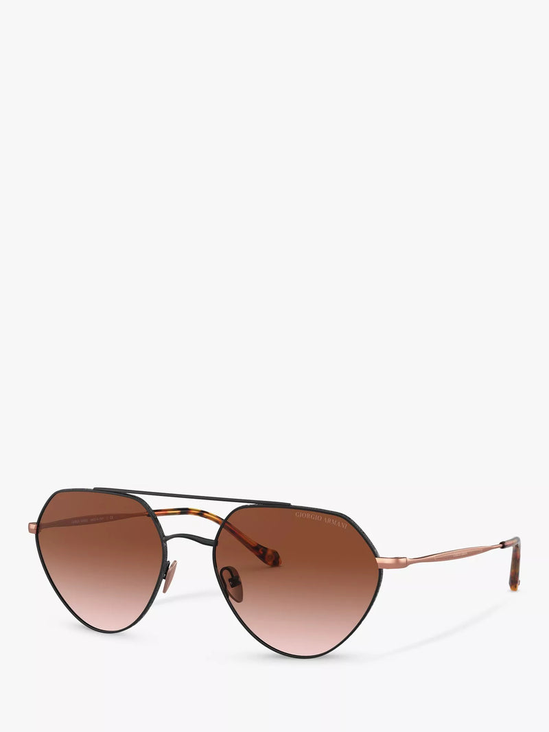 Giorgio Armani AR6111 sunglasses matte black brown gradient (British brand)