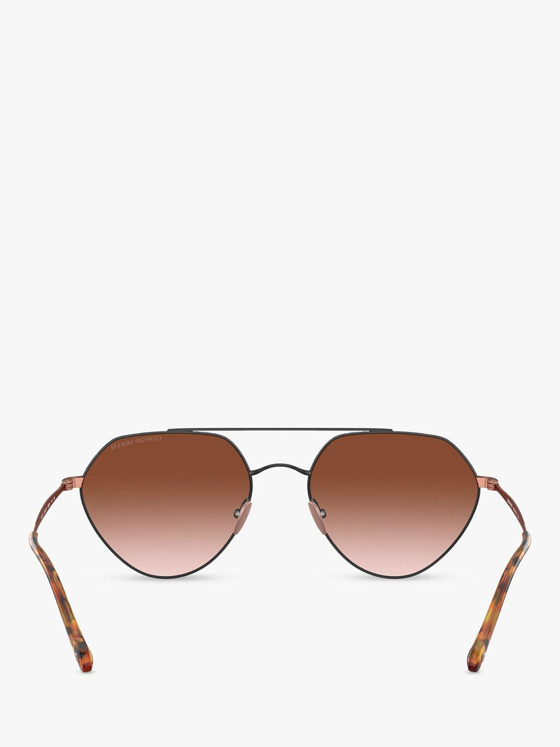 Giorgio Armani AR6111 sunglasses matte black brown gradient (British brand)