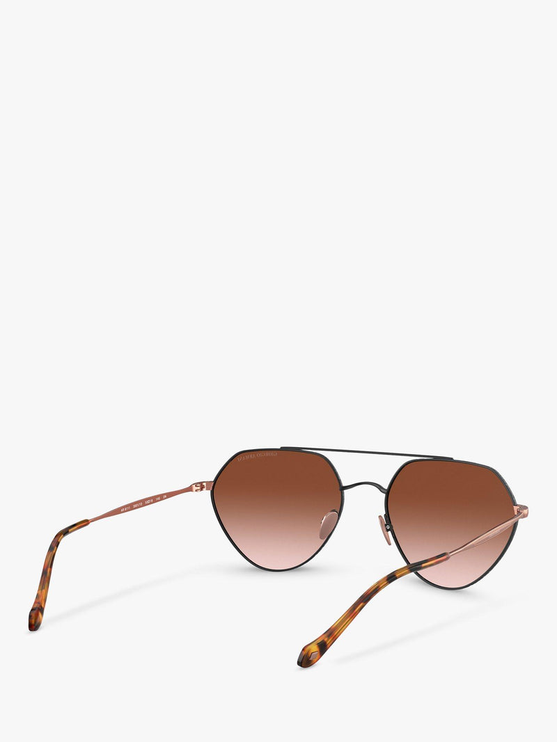 Giorgio Armani AR6111 sunglasses matte black brown gradient (British brand)