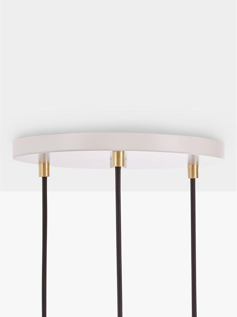 Tala oak triple cluster pendant light (British brand)