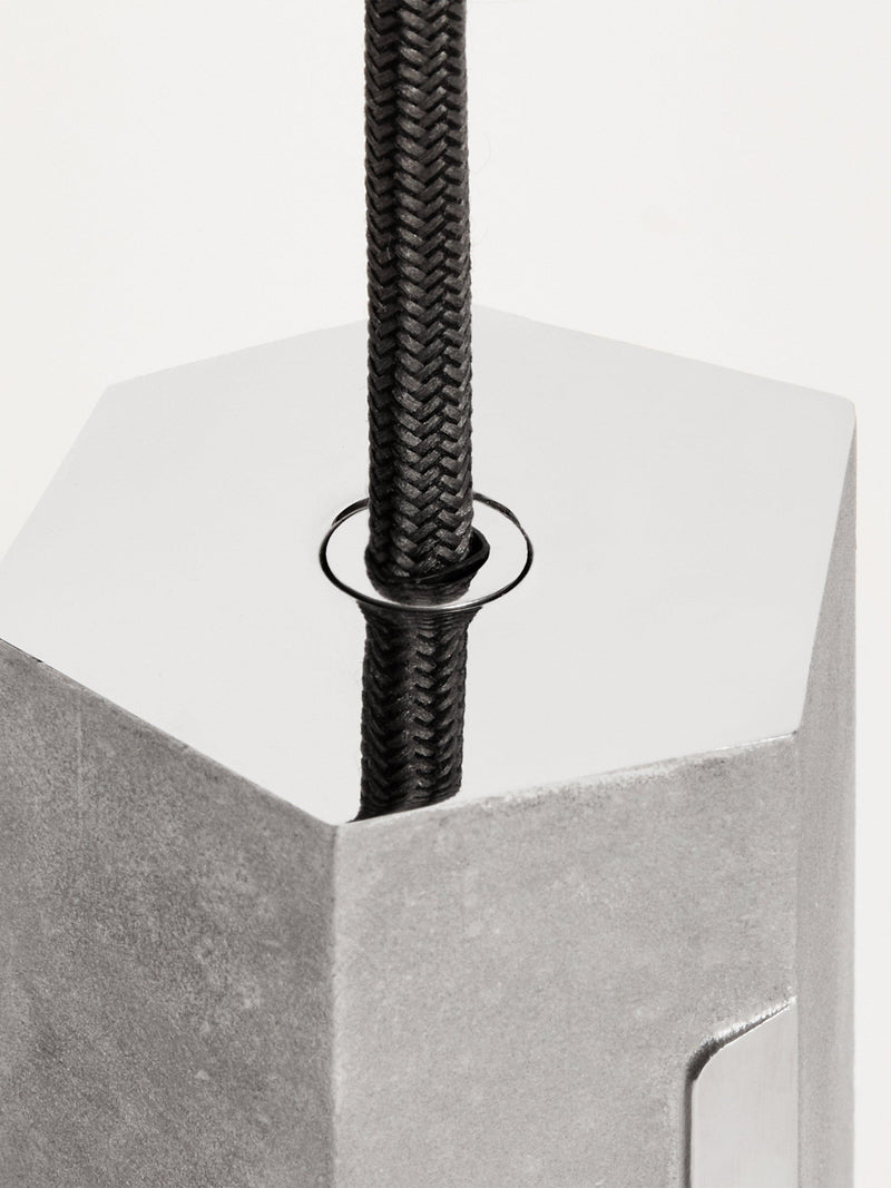 Tala Basalt LED pendant light stainless steel, UK version
