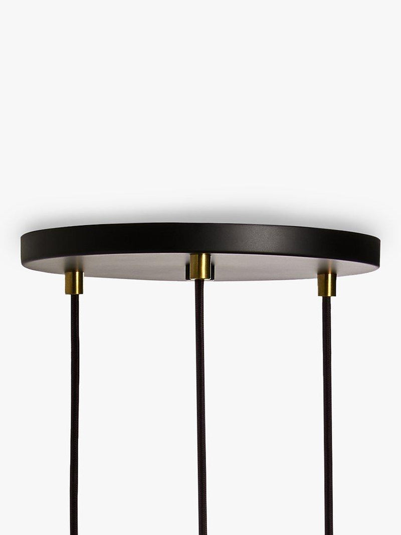 Tala triple pendant ceiling light brass finish 25cm diameter (British brand)