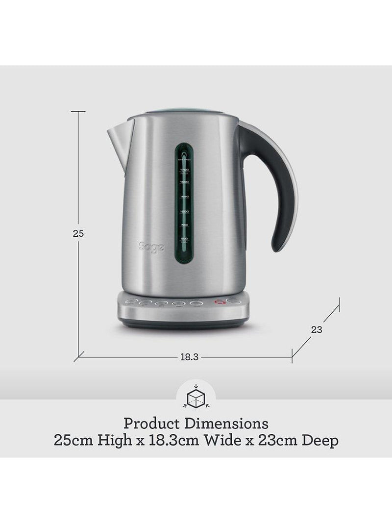 Sage stainless steel smart kettle 1.7L, imported from the UK