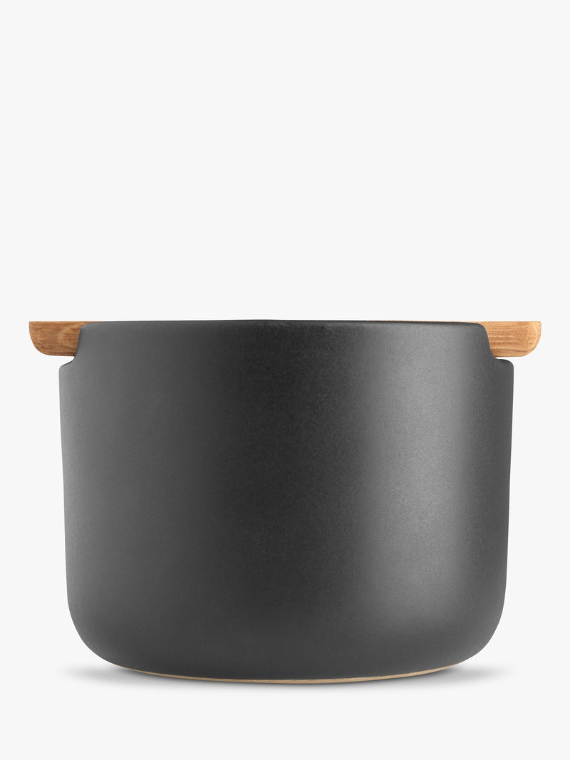 Salt Cellar with Oiled Oak Wood Lid