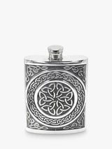 John Lewis English Pewter Company Celtic Hip Flask 177ml- Buy online at McGrocer