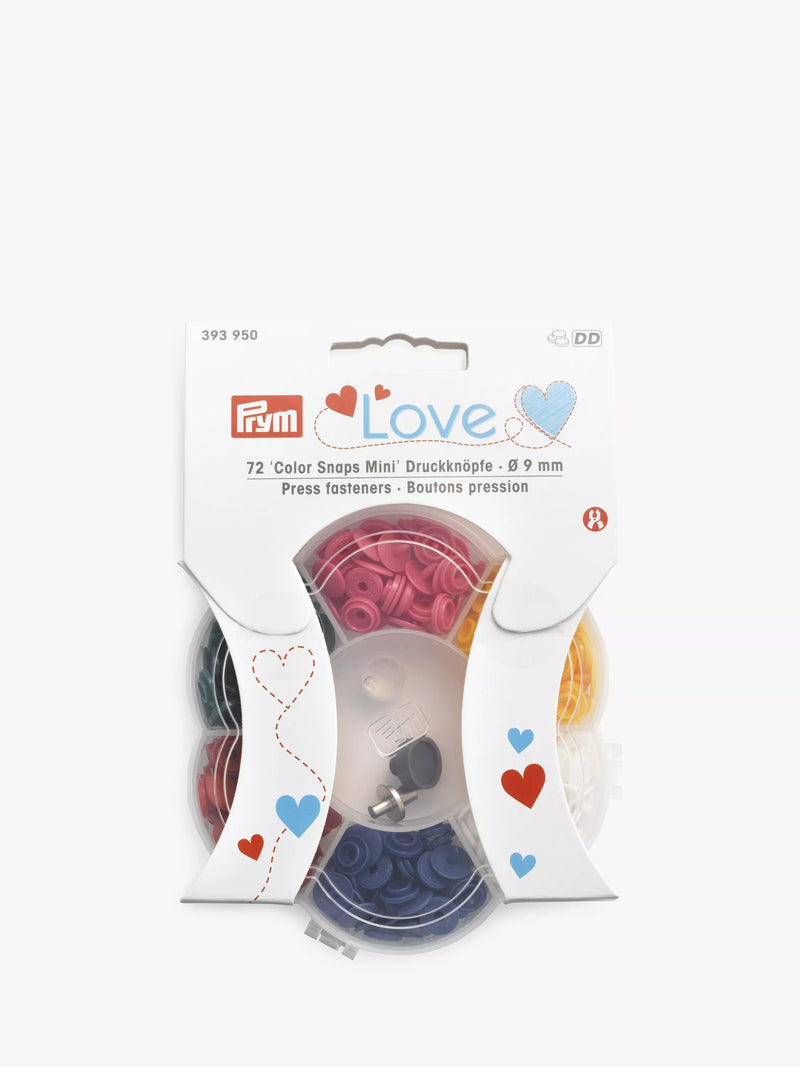 Prym Love Colour Snaps pack of 72 - British product