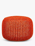 John Lewis Chunky Knitted Pouffe, Chlli