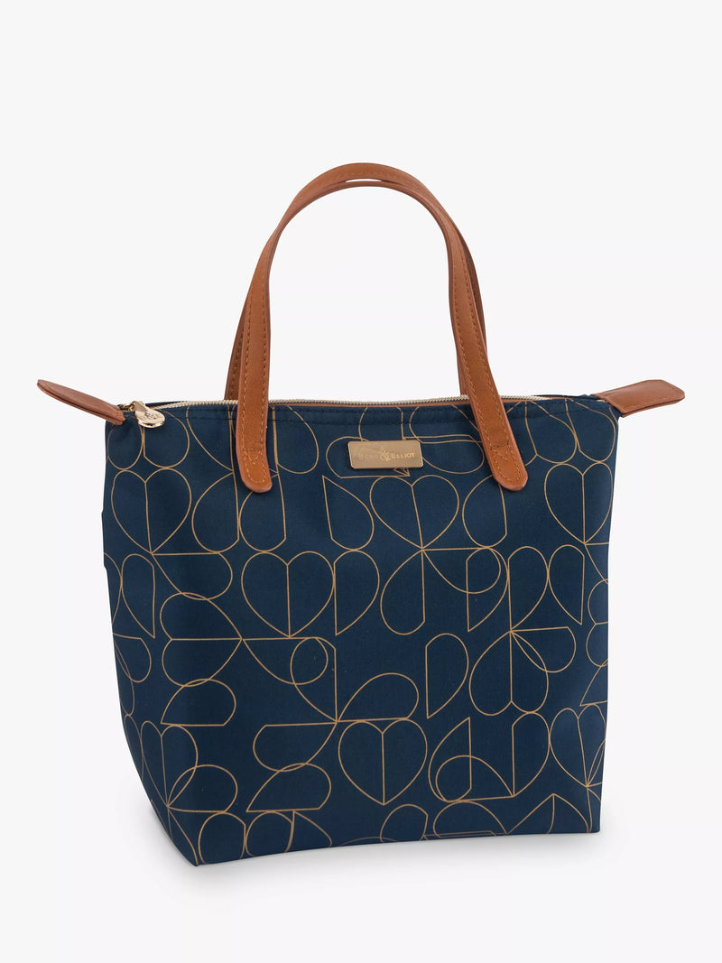 Beau & Elliot insulated lunch tote bag navy 7L (British brand)